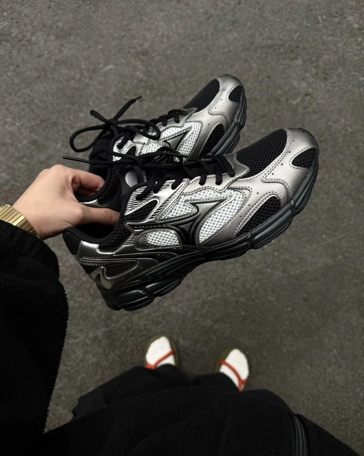 Mizuno Speed 2K 美津濃槍灰銀黑銀復古Y2K D1GH252908 | Junshoes