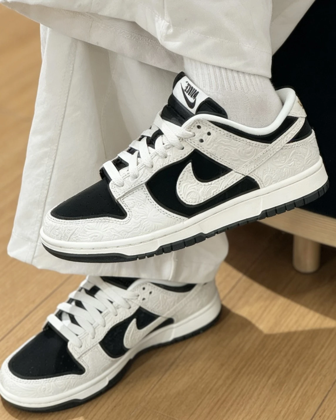 NIKE DUNK LOW "Embossed Baroque" 浮雕 反轉熊貓 馬年限定 IF3944-001