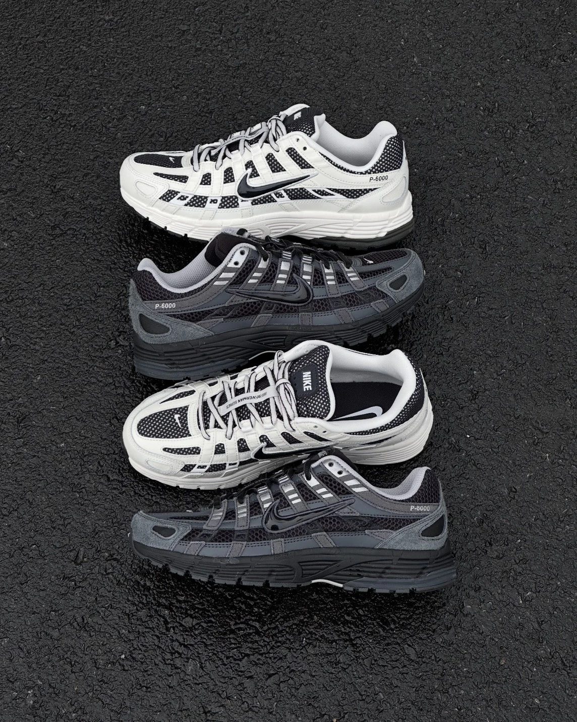 NIKE P-6000 復古 網面透氣 跑鞋 黑白 黑灰 HF0015-002/IO8711-101