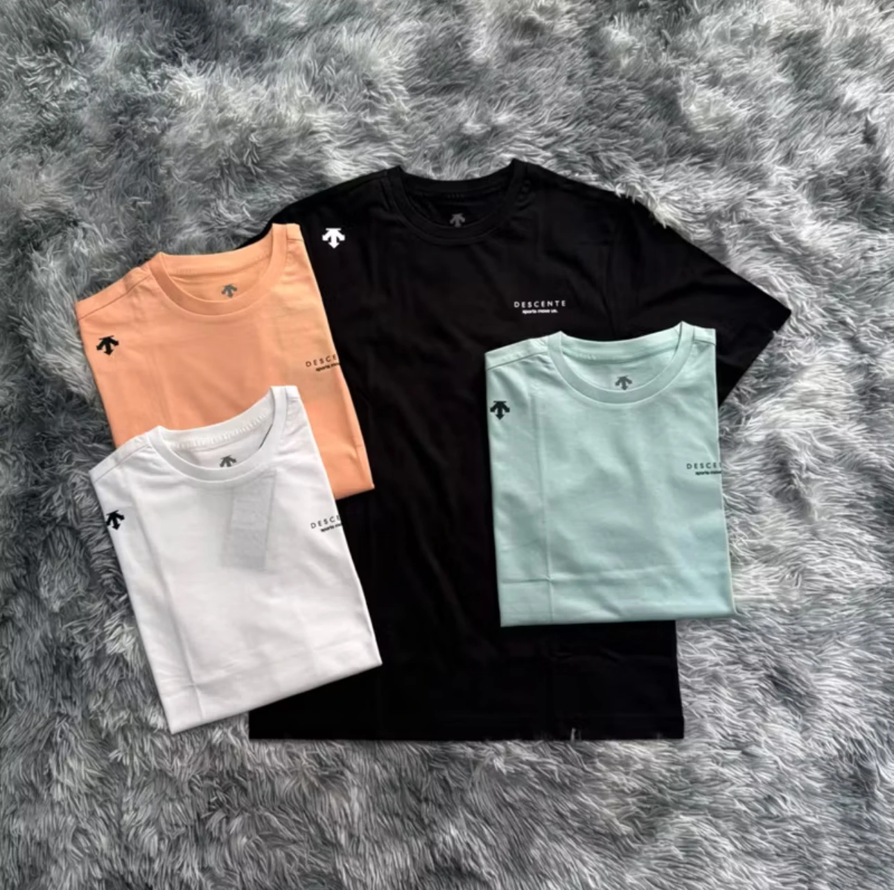 DESCENTE 迪桑特 26SS 前小標 Logo文字 短T