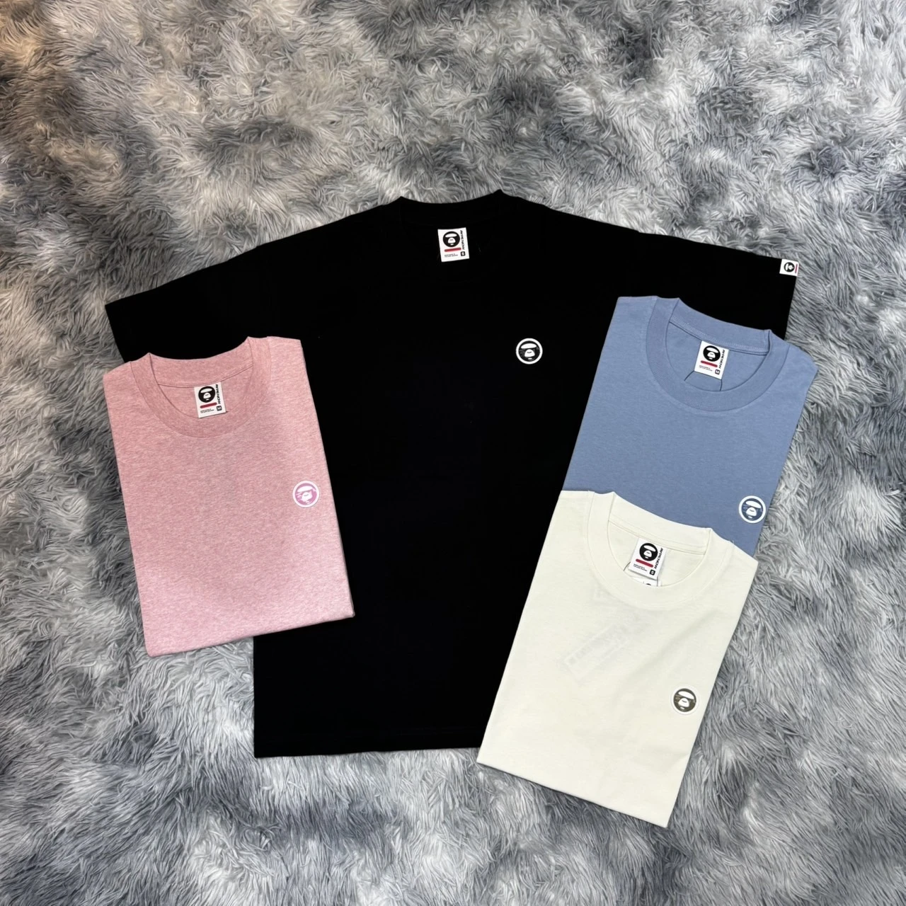 AAPE 26SS 小猿人頭 素T 短袖