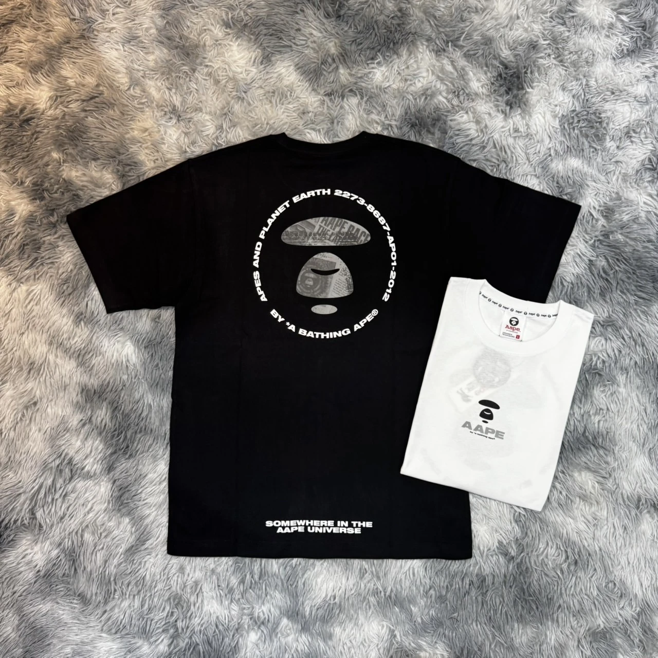 AAPE 26SS 反光小猿人 後文字匡猿人頭