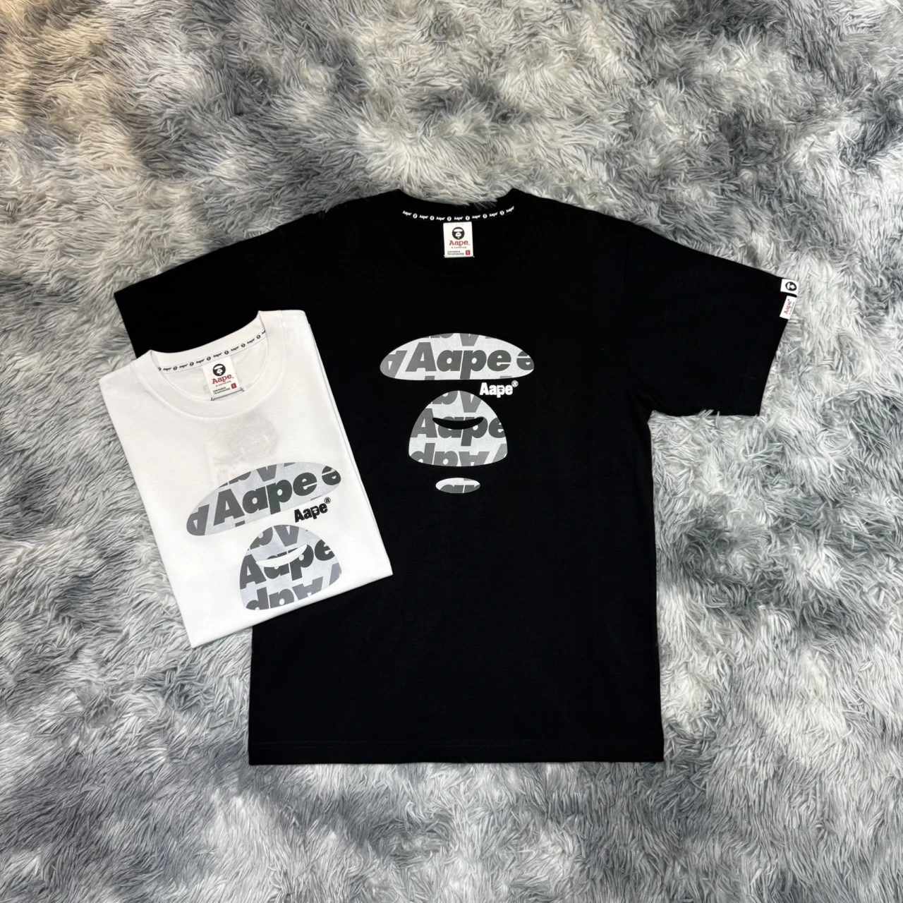 AAPE 26SS 斷頭猿人 反光Logo