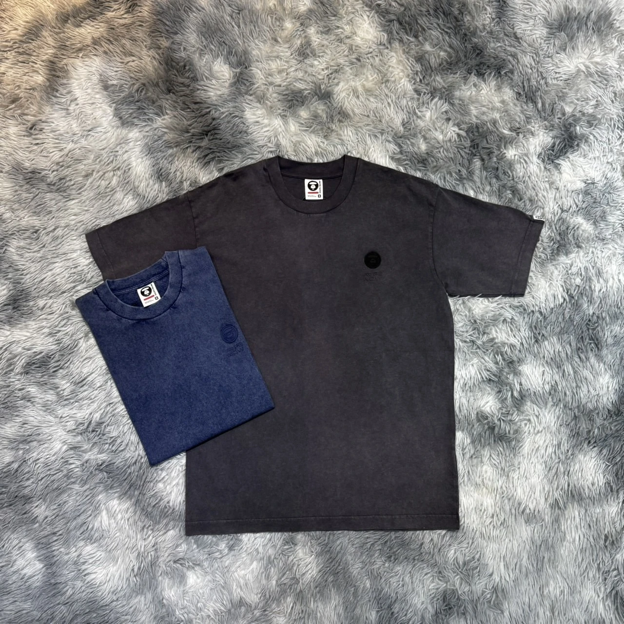 AAPE 26SS 水洗 小猿人頭 短T