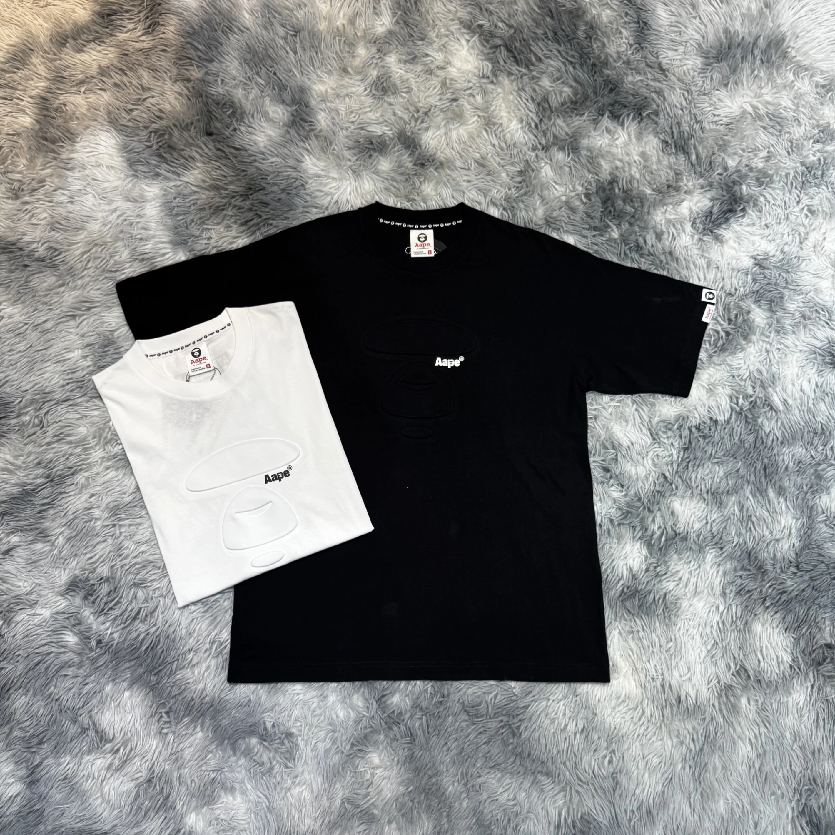 AAPE 26SS 壓印 斷頭猿人 短袖