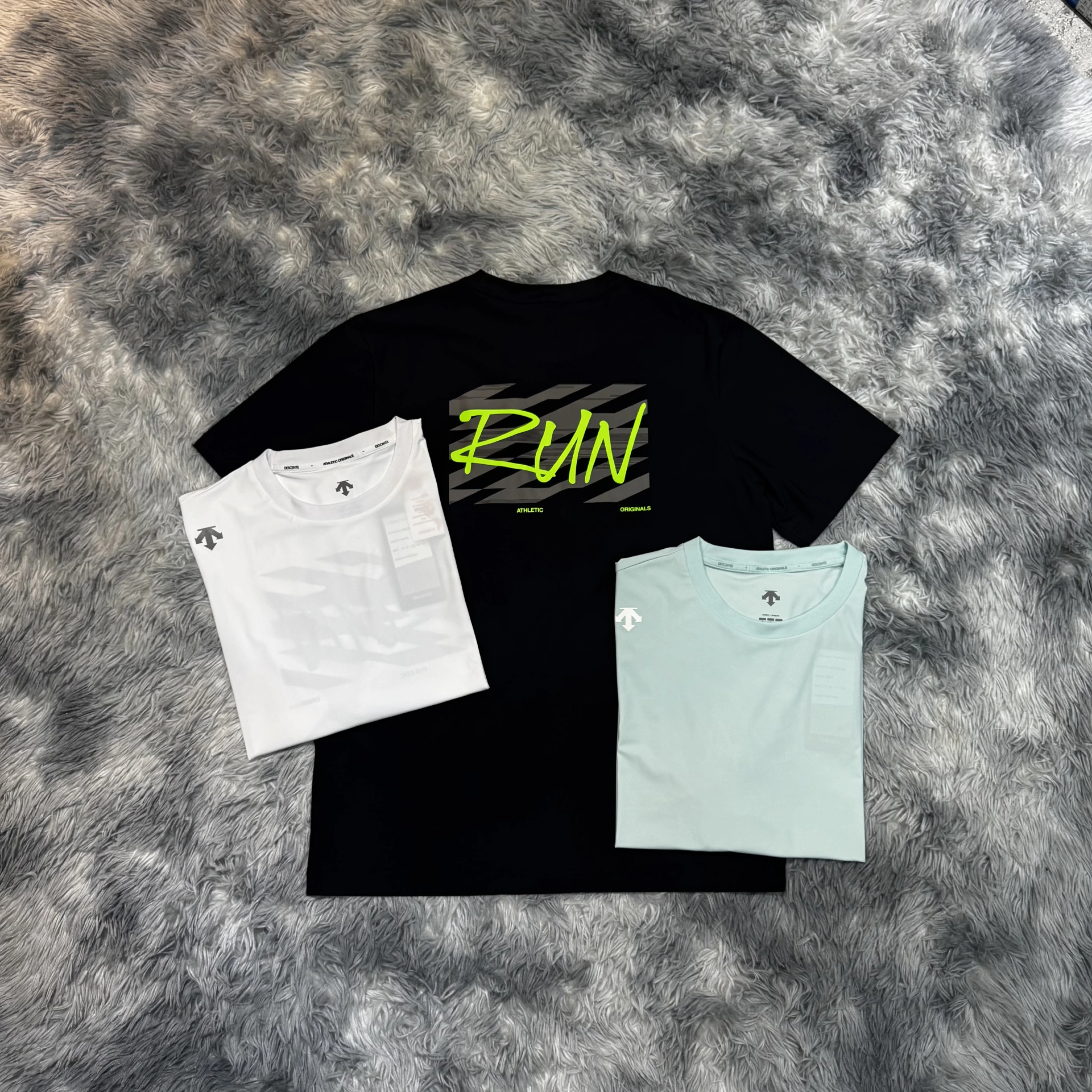 DESCENTE 迪桑特 26SS 前小標 後RUN 涼感 短袖