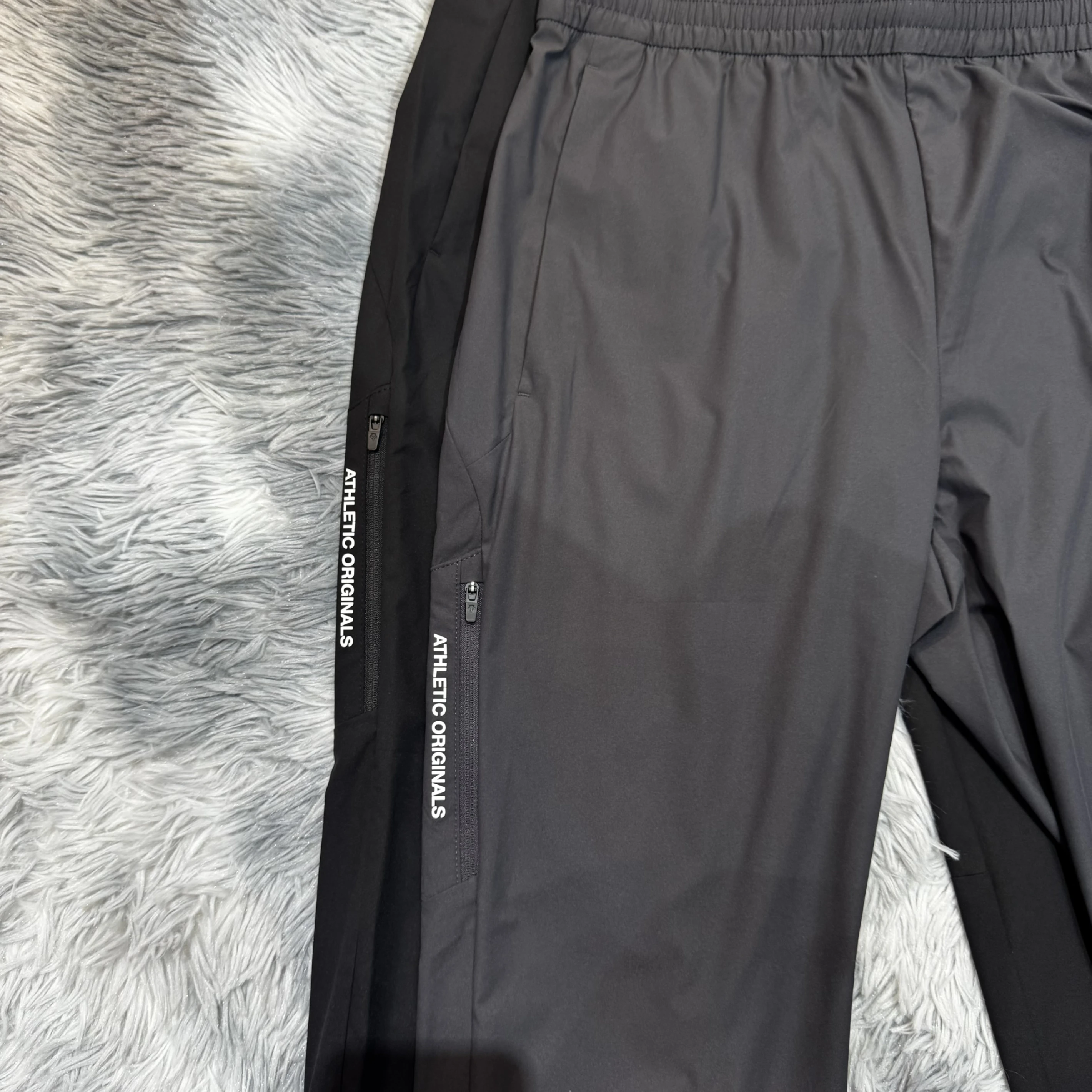 DESCENTE 迪桑特 26SS 口袋拉鏈 側邊文字LOGO 風衣防水材質 長褲 RPT22