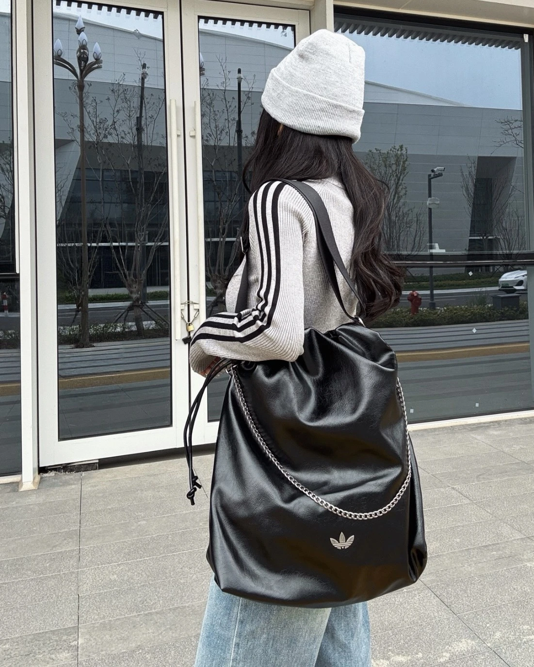 ADIDAS ORIGINALS 愛迪達 小香風 鏈條 大容量 流浪包 KS5157/KS5159