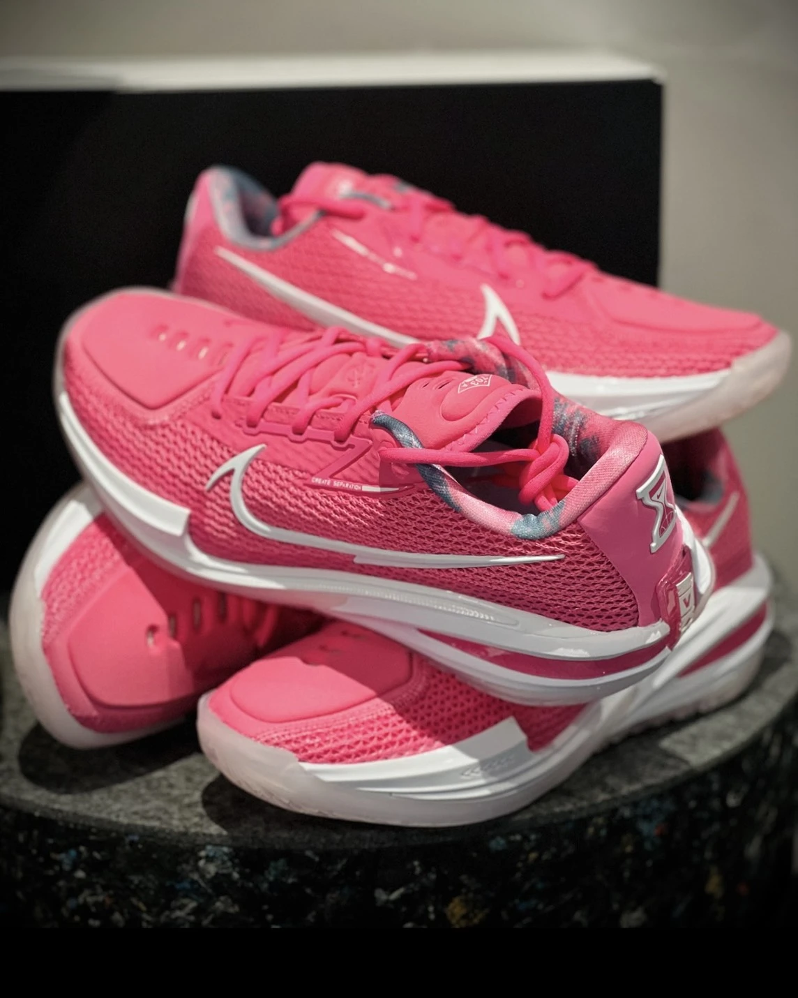 NIKE AIR ZOOM G.T. CUT 1 EP "Think Pink" 猛男粉 櫻花粉 實戰籃球鞋 CZ0176-600
