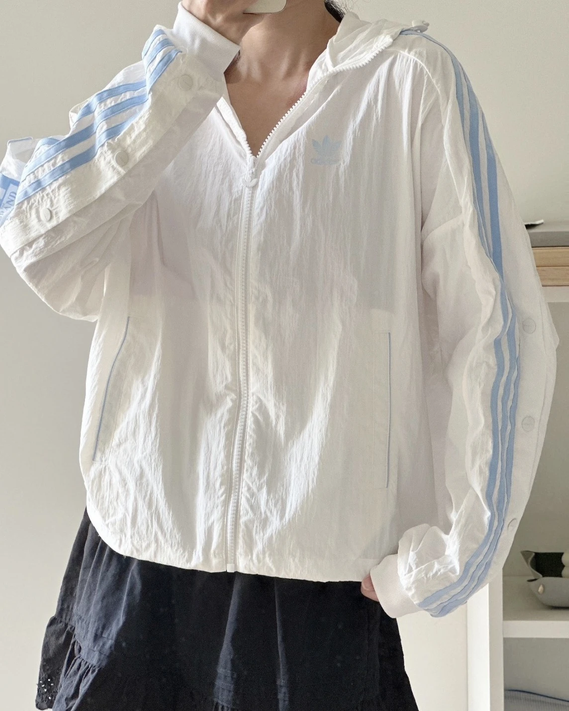 Adidas Adibreak 防曬 防風 寬鬆 輕薄防風運動薄外套 JI7474/JI7481