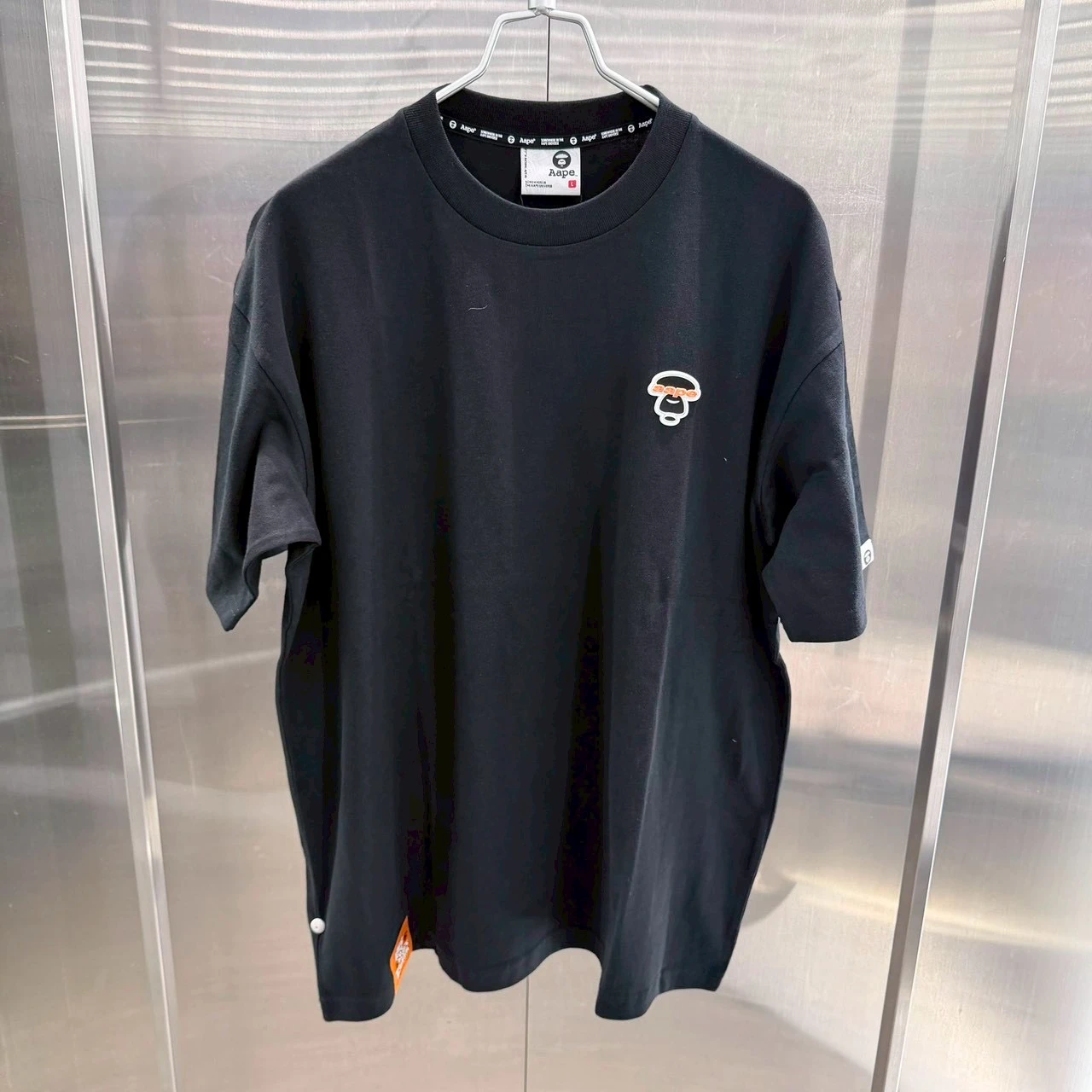 Aape 26SS 小標膠印立體Logo 後大Logo圖 短袖