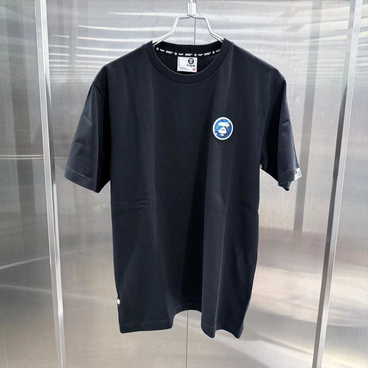 Aape 26SS 膠印立體圓Logo 後文字 圖案Logo 短袖