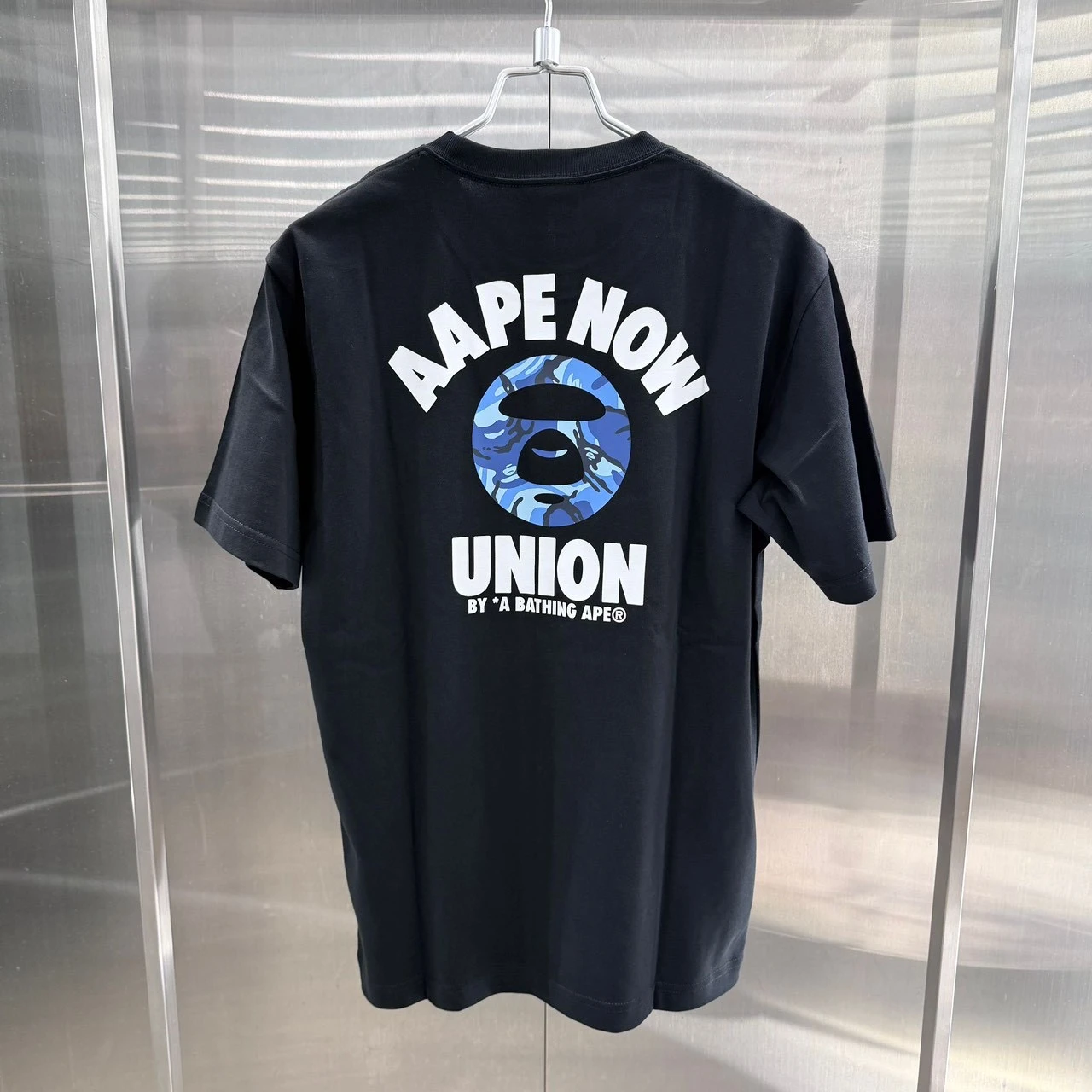 Aape 26SS 膠印立體圓Logo 後文字 圖案Logo 短袖