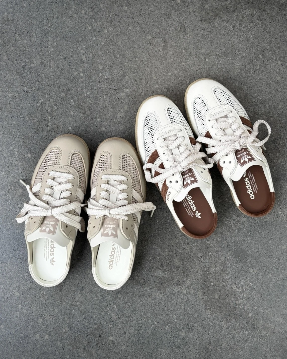 ADIDAS SAMBA OG 包頭半拖 懶人鞋 穆勒鞋 奶茶 白棕 HP5050/HP5051