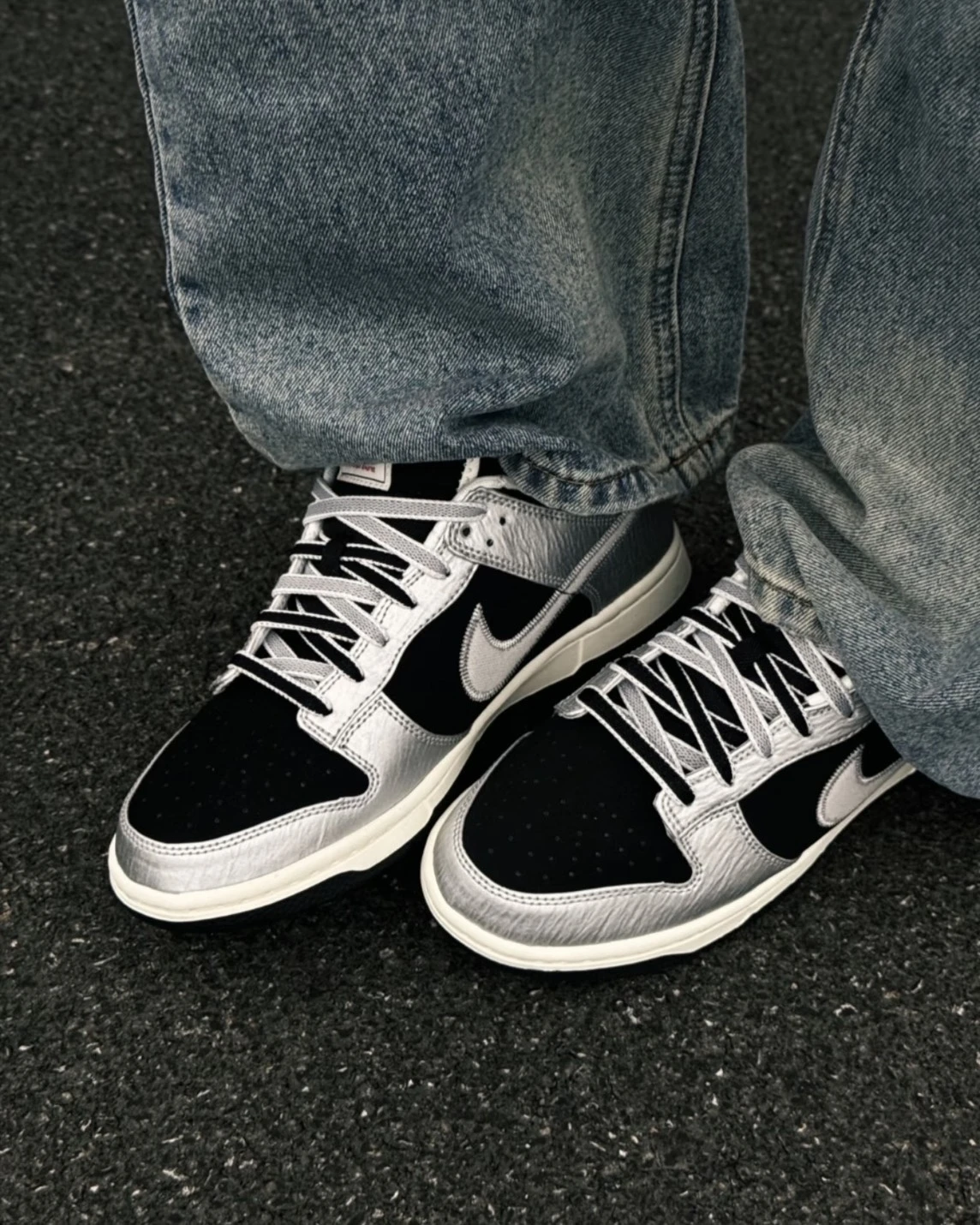 NIKE DUNK LOW "Metallic Silver" 銀黑 國外限定 男款 IM4413-001