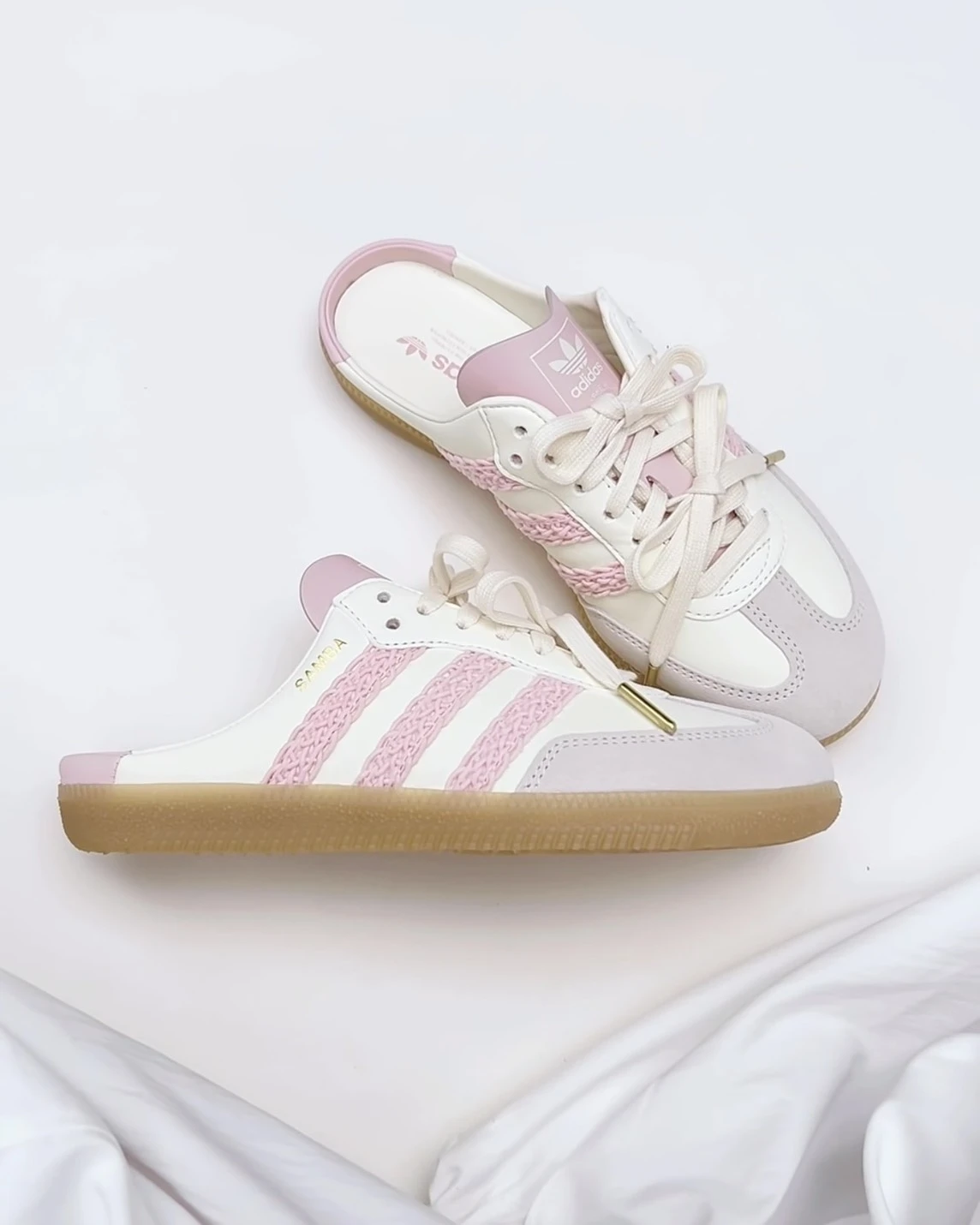 ADIDAS SAMBA OG 包頭半拖 懶人鞋 穆勒鞋 櫻花粉 HP5052