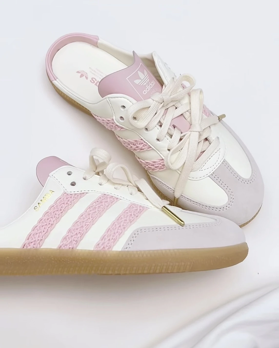 ADIDAS SAMBA OG 包頭半拖 懶人鞋 穆勒鞋 櫻花粉 HP5052
