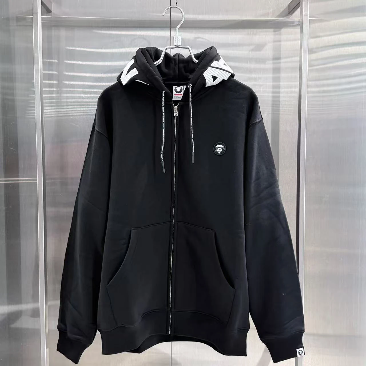 Aape 26SS 經典小標 文字 連帽外套 棉質 外套
