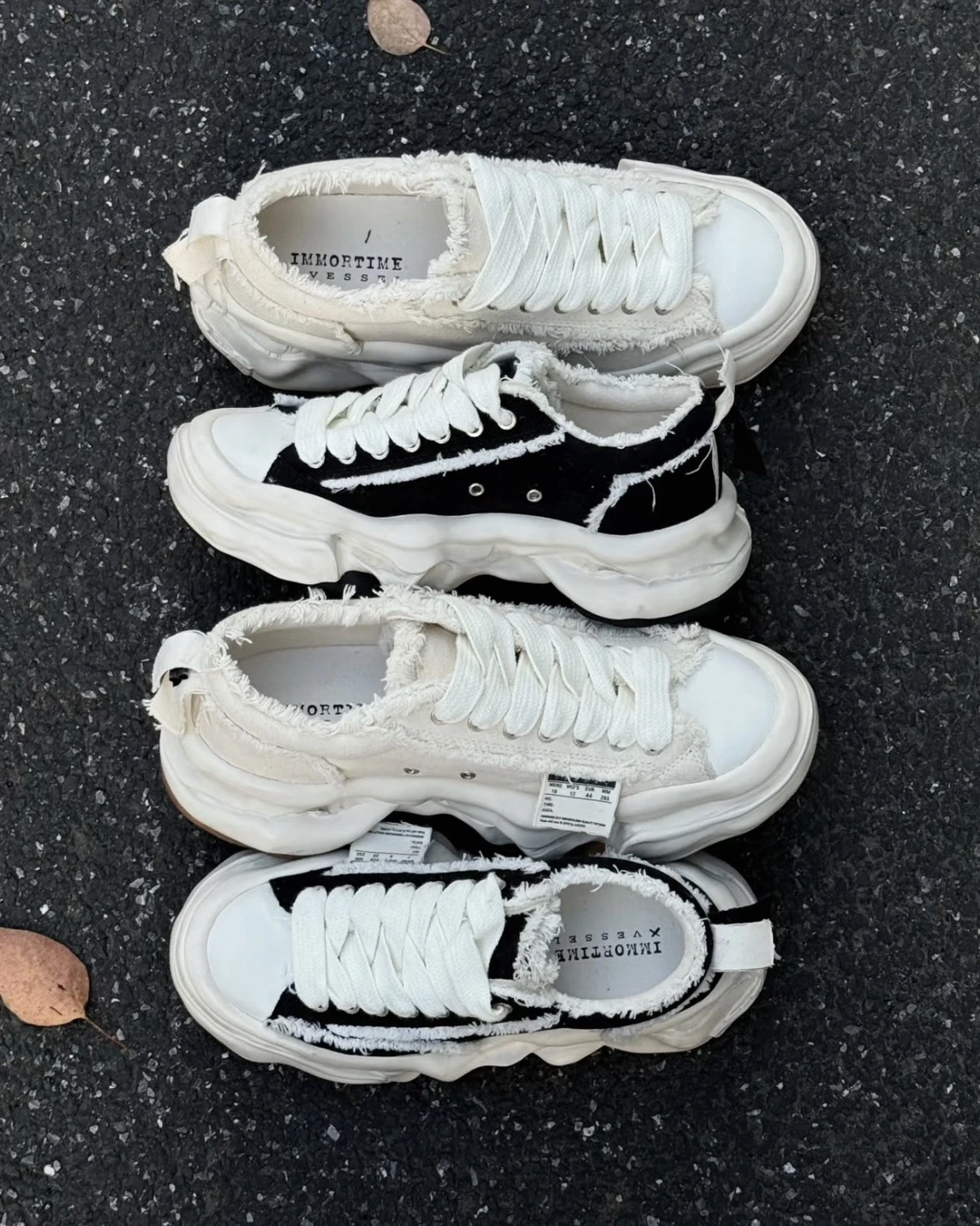 xVESSEL 永恆不休 復古做舊 毛邊 厚底 解構溶解鞋 S25X82B