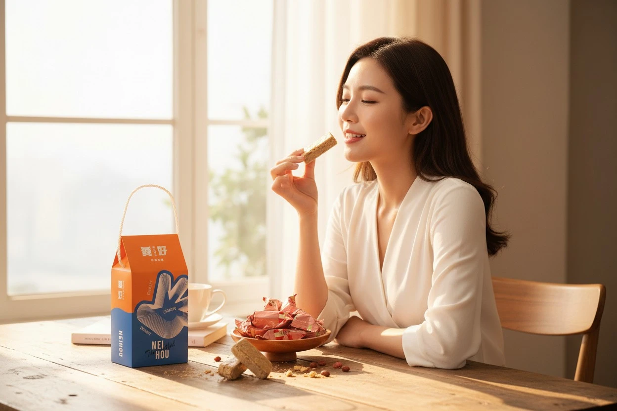 霓好・紅顏｜蜜香紅茶花生酥糖