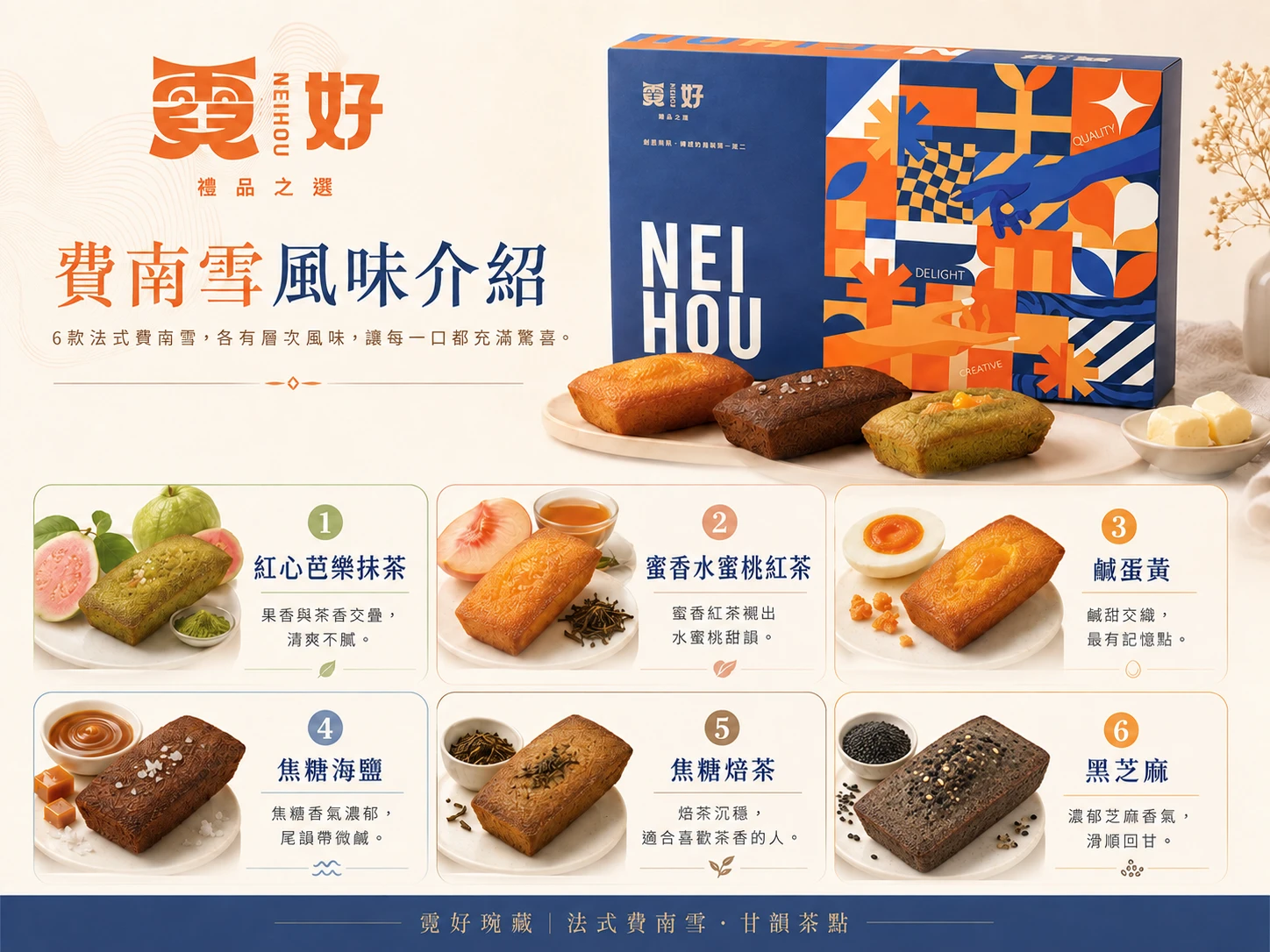 霓好．甜心隨行A｜Mini隨行杯．法式費南雪 ． 濾掛咖啡/花果茶