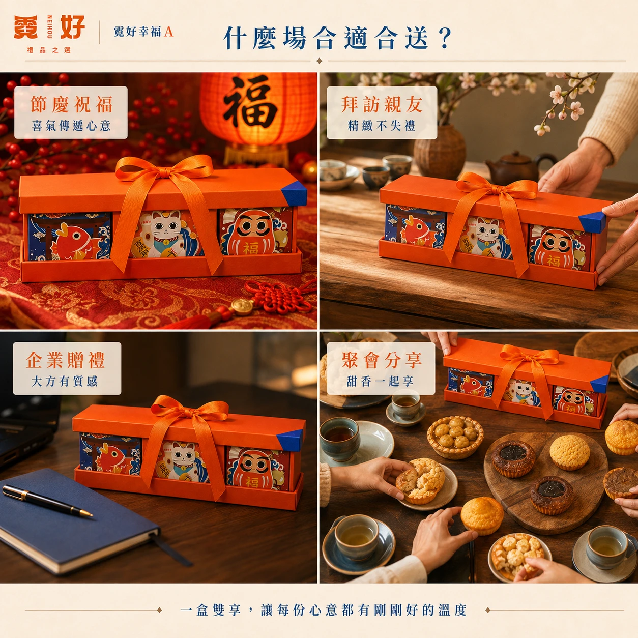 霓好幸福A｜日式燒菓子・夏威夷豆塔