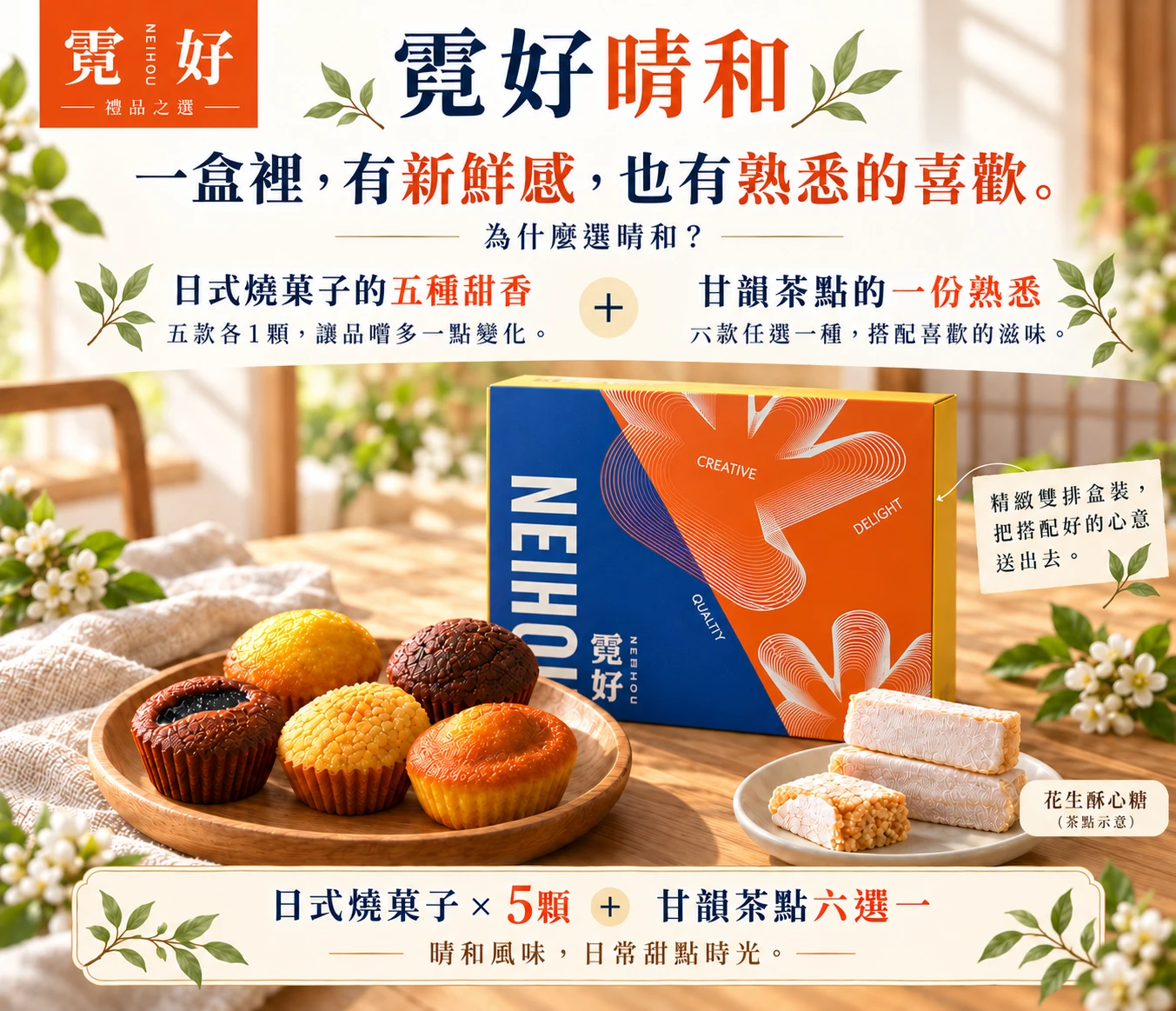 霓好晴和｜日式燒菓子・甘韻茶點