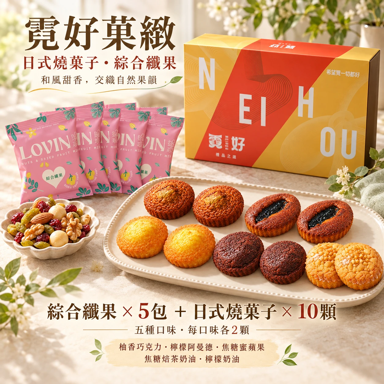 霓好菓緻｜日式燒菓子・綜合纖果