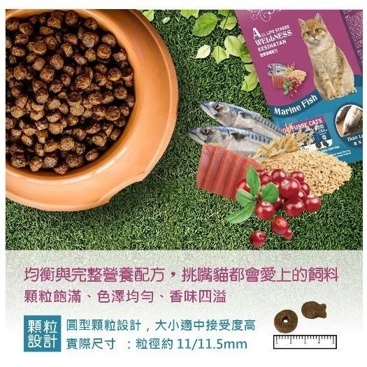 【LCB藍帶廚坊】健康挑嘴貓糧  海洋魚配方