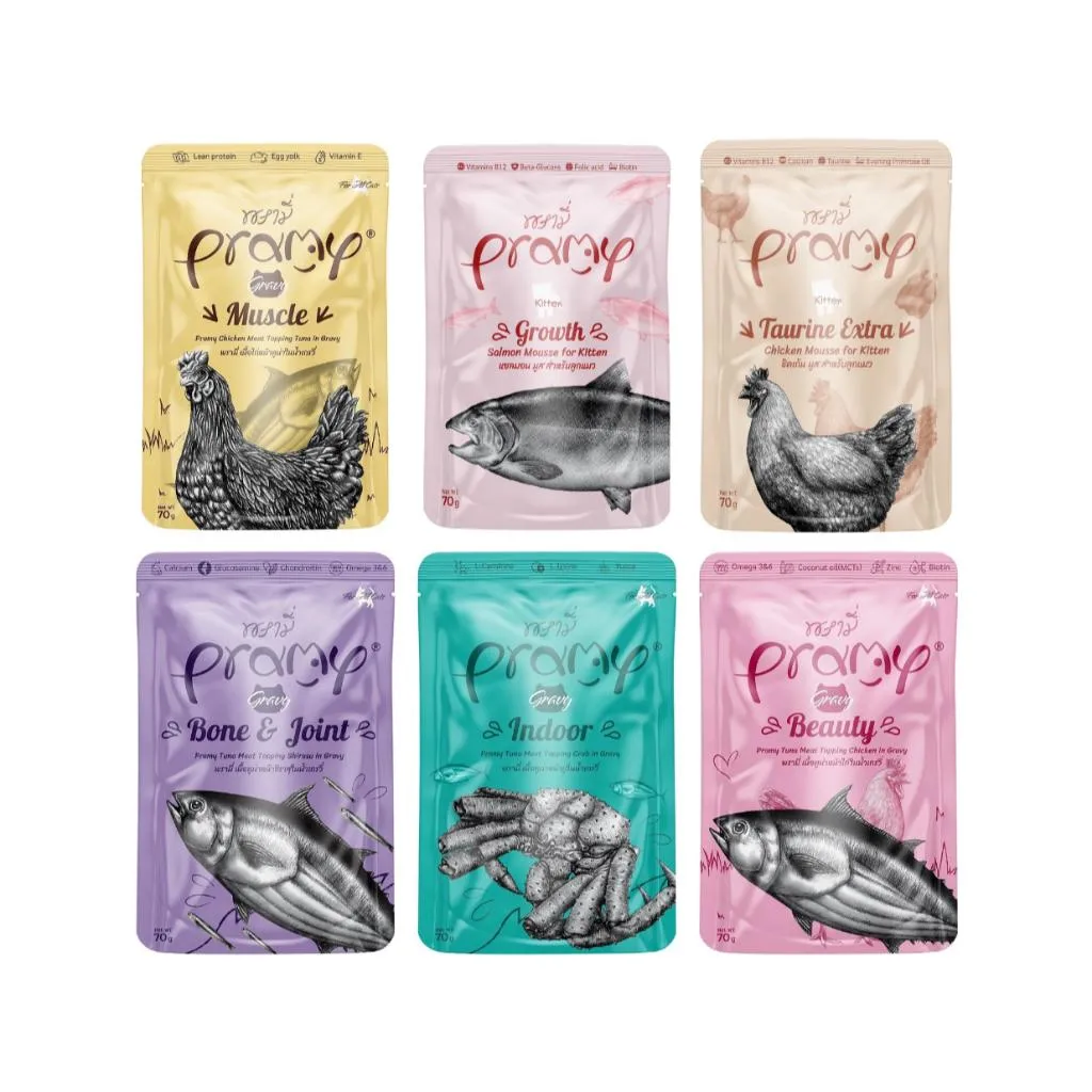 【Pramy 沛米】 機能保健貓餐包 70g