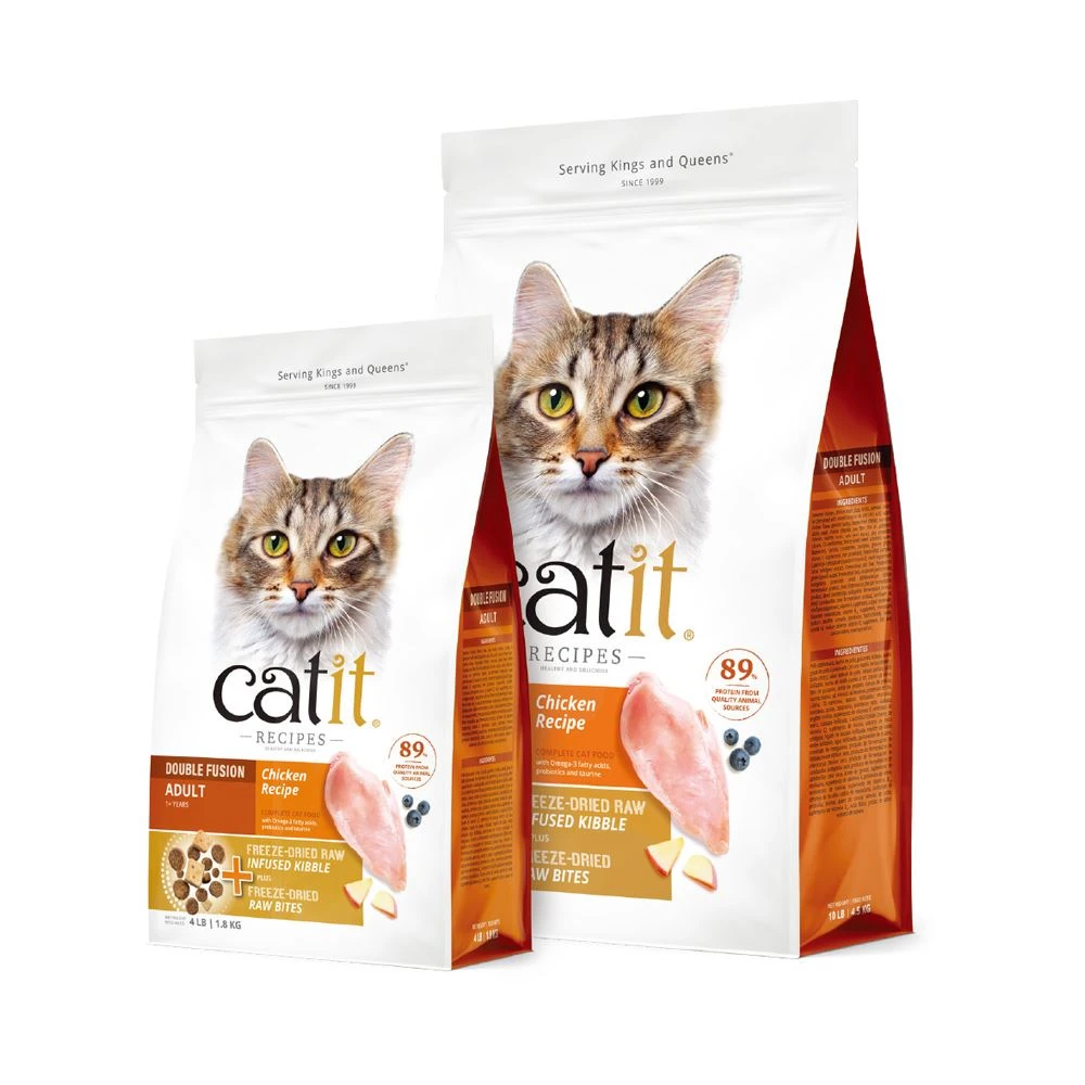 【Catit嘿卡堤】成貓(雞肉配方)三鮮凍乾糧