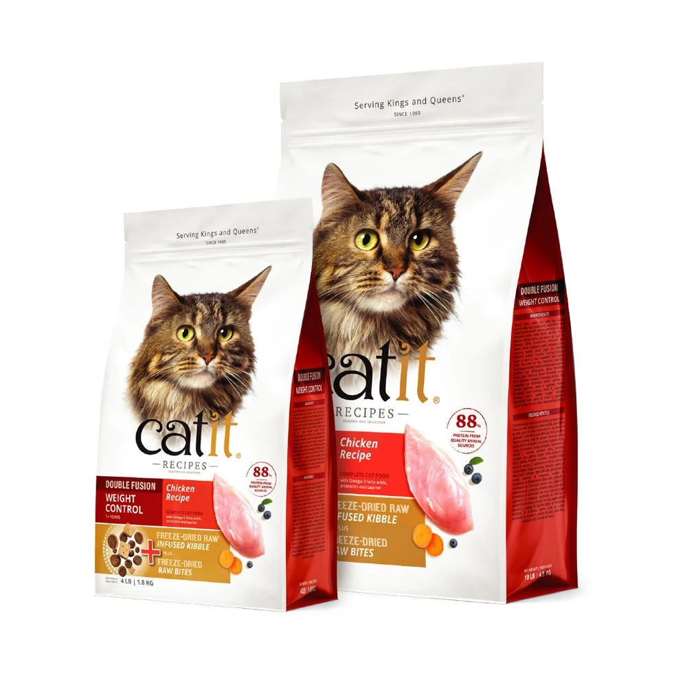 【Catit嘿卡堤】體重控制貓(雞肉配方)三鮮凍乾糧  貓凍乾飼料