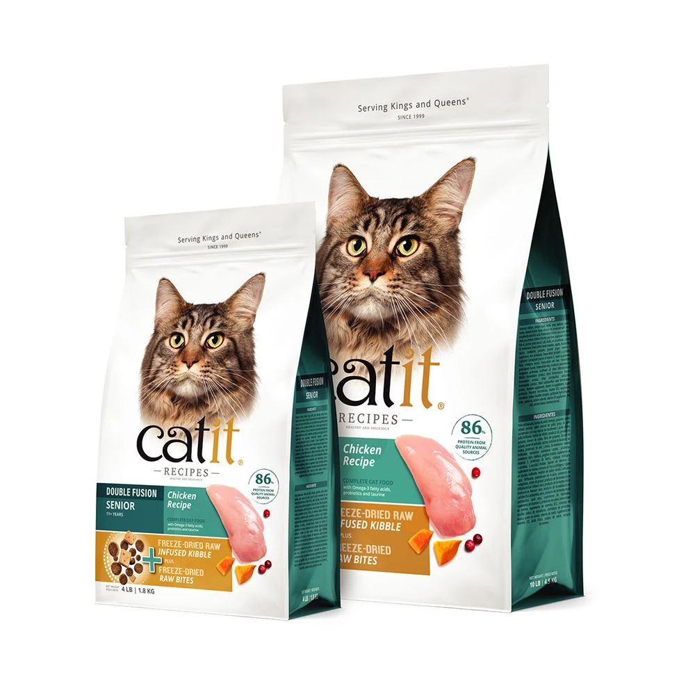 【Catit嘿卡堤】熟齡貓(雞肉配方)三鮮凍乾糧 貓凍乾飼料