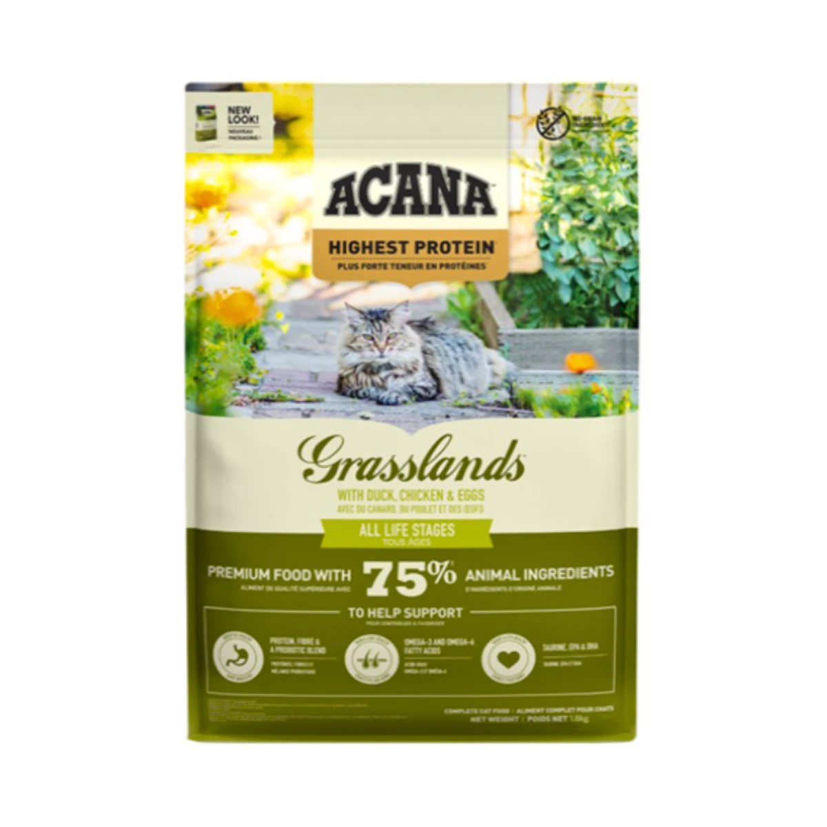 【ACANA愛肯拿】草原盛宴無穀貓(鴨肉)無穀貓飼料