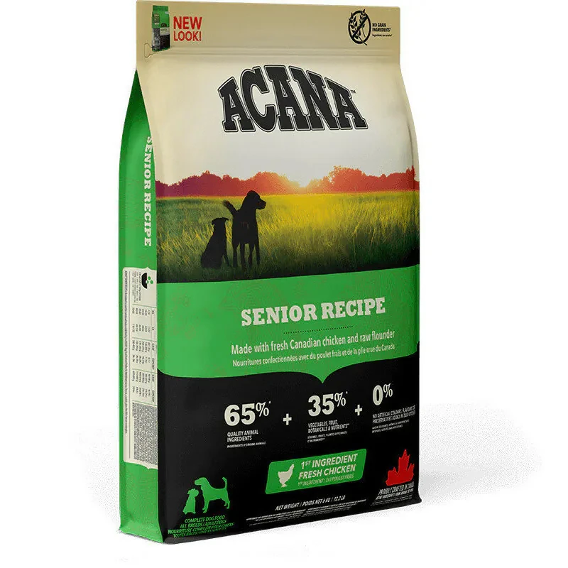 【ACANA愛肯拿】無穀犬飼料 無穀老犬(雞肉+蔬果)