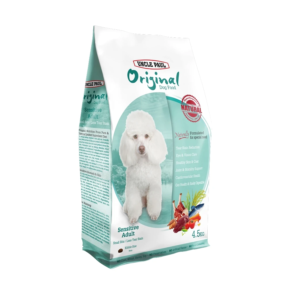 【保羅叔叔UNCLE PAUL】 田園生機狗飼料 成犬-護眼保健小顆粒（蝦紅素+葉黃素）