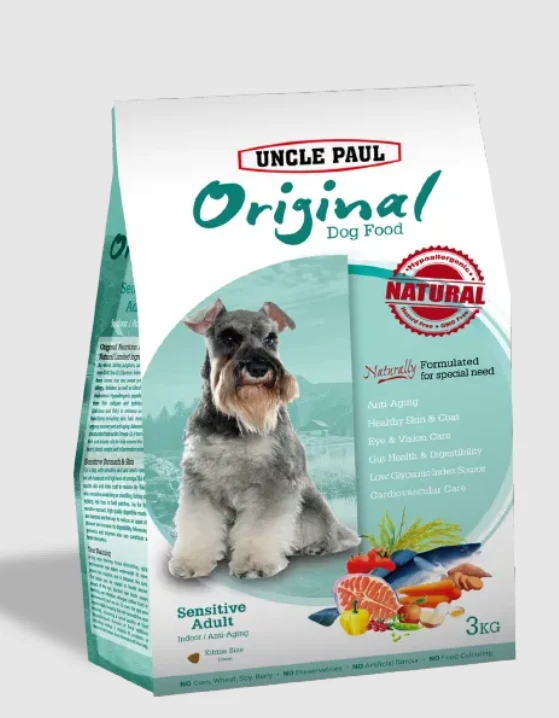 【保羅叔叔UNCLE PAUL】 田園生機狗飼料 低敏成犬-熟齡保健（螺旋藻+紅蘿蔔）