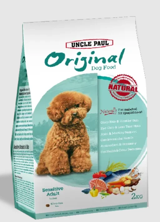 【保羅叔叔UNCLE PAUL】 田園生機狗飼料 低敏成犬-室內犬（深海魚+蝦紅素）