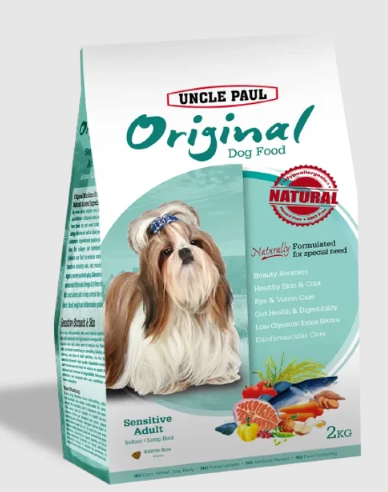 【保羅叔叔UNCLE PAUL】 田園生機狗飼料 低敏成犬-長毛犬（魚膠原蛋白+雞蛋）