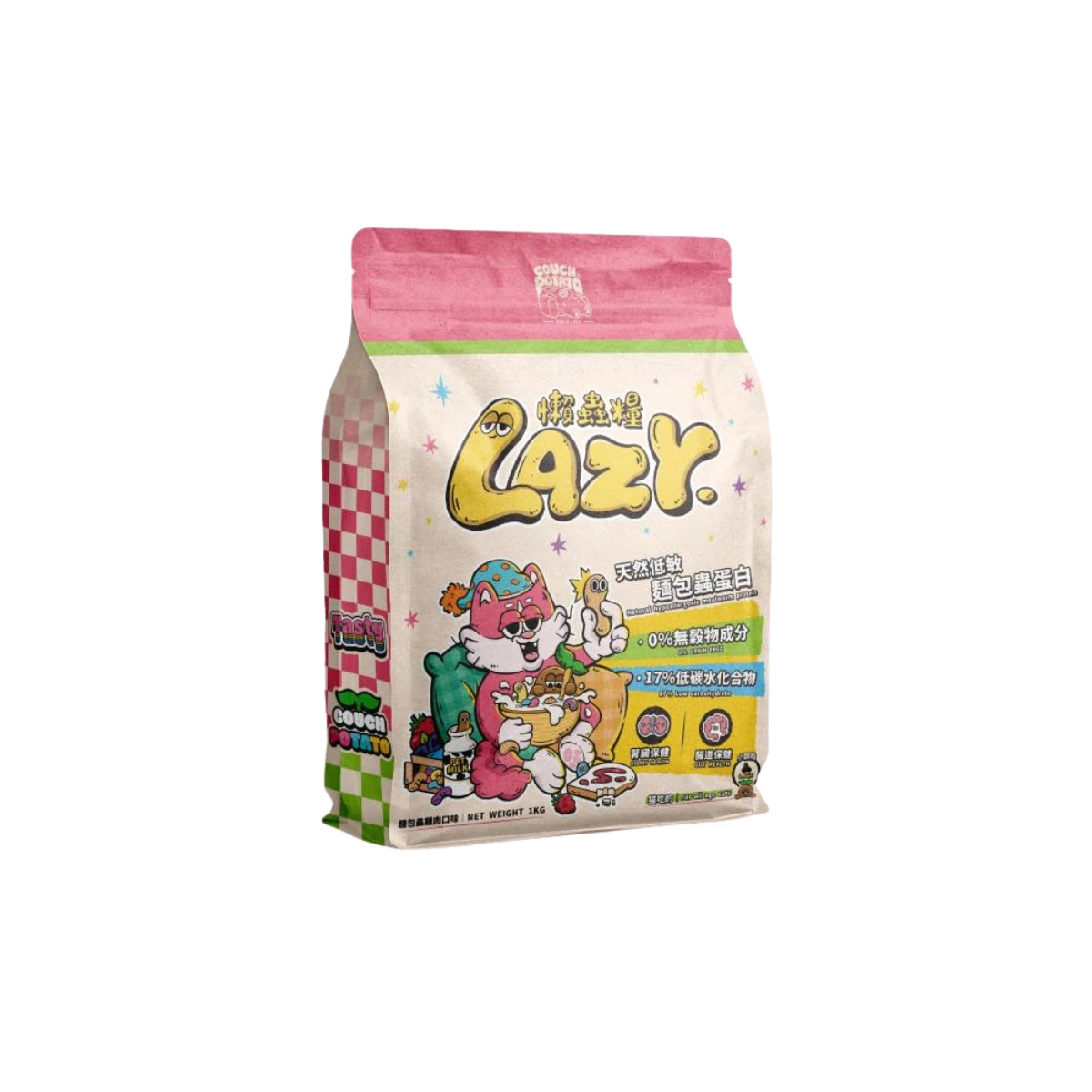 【沙發馬鈴薯】Lazy懶蟲無穀乾糧 麵包蟲雞肉
