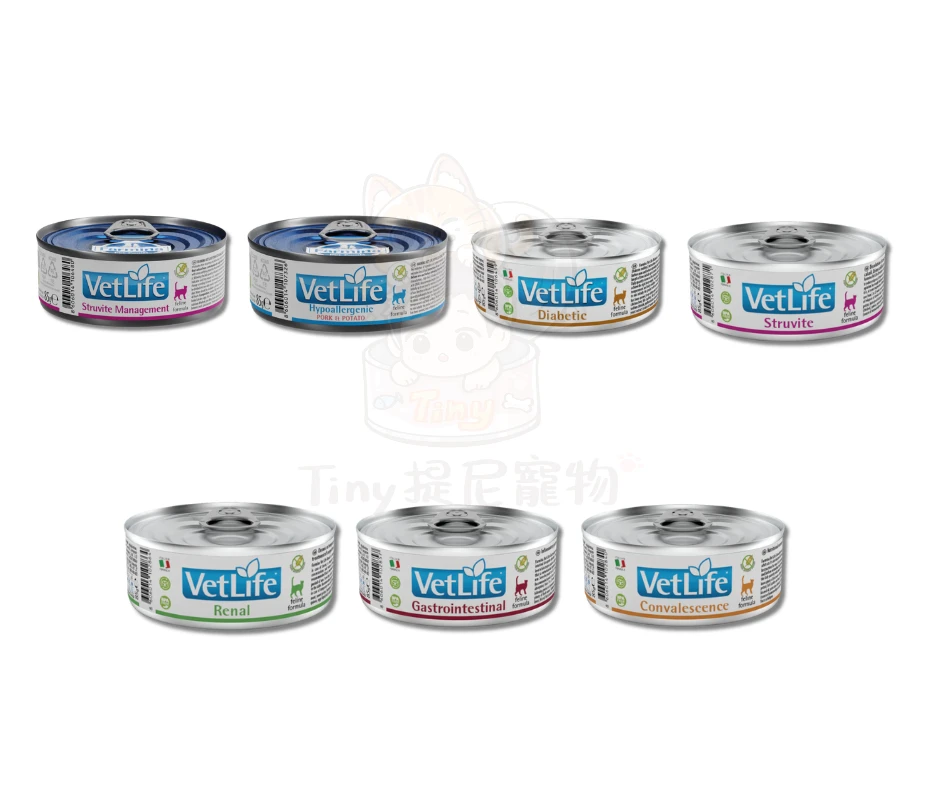 【法米納 Farmina】貓用 VetLife獸醫天然處方罐 85g