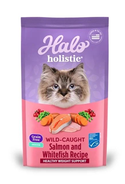【嘿囉HALO】無穀成貓-野生鮭魚燉白魚 貓飼料