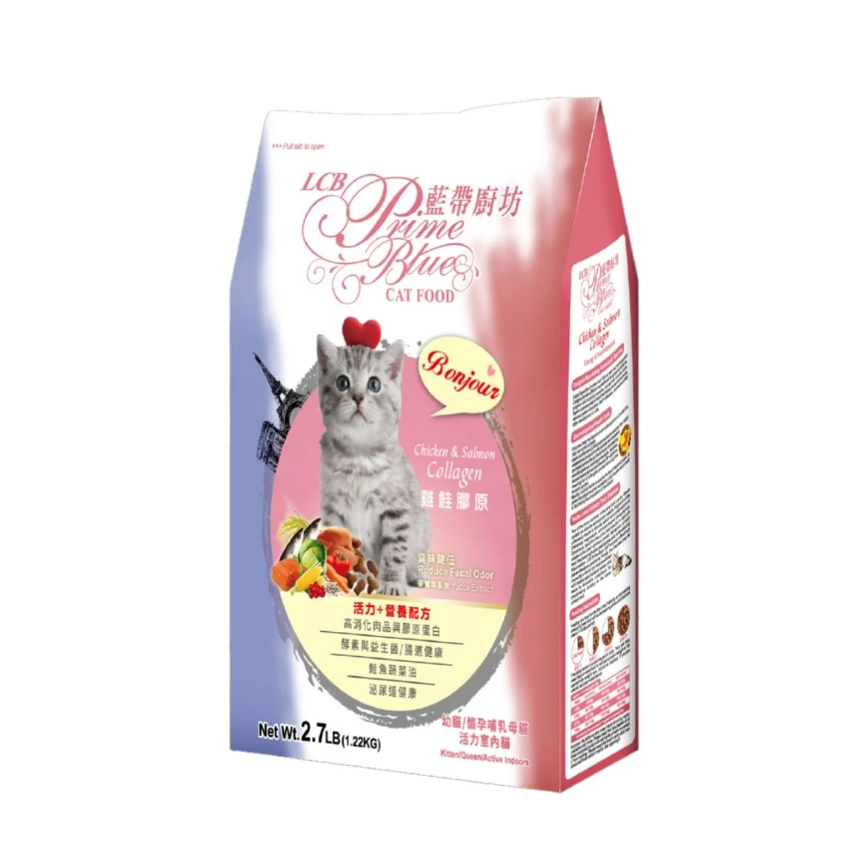 【LCB藍帶廚坊】藍帶廚坊貓飼料 幼母貓 雞鮭膠原配方