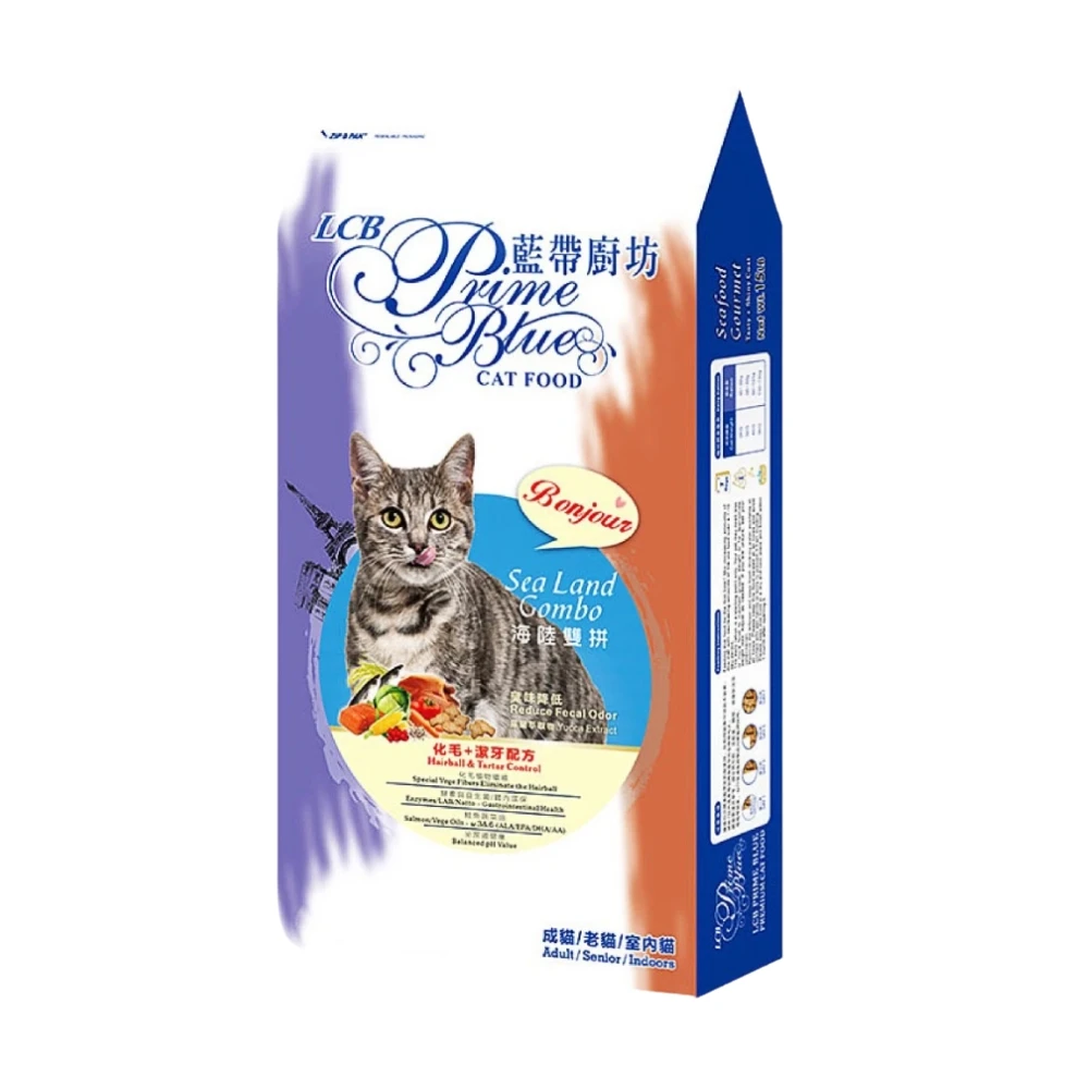 【LCB藍帶廚坊】藍帶廚坊貓飼料 海陸雙拼(化毛潔牙配方)