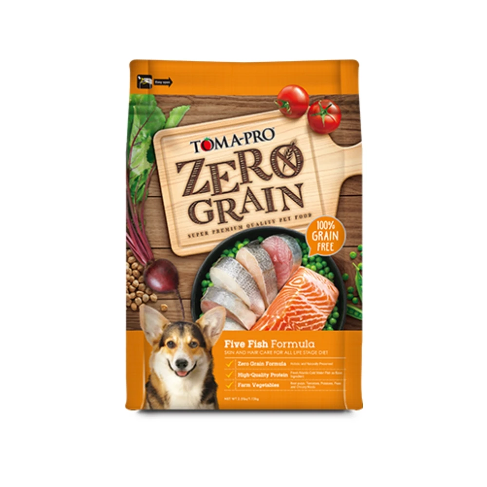【優格】零穀食譜系列 全齡犬-5種魚(護毛配方)