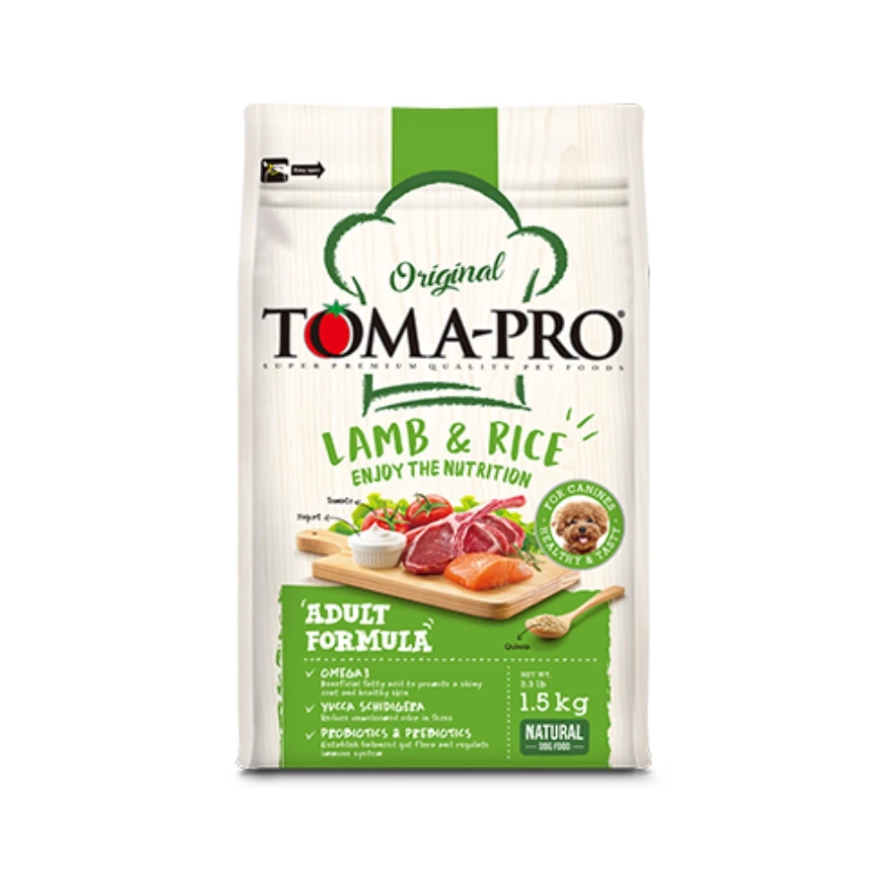 【TOMA-PRO優格 經典系列】成犬小顆粒-羊肉+米 (毛髮柔亮)