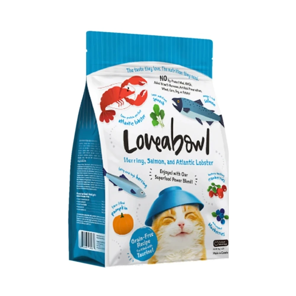 【Loveabowl囍碗】 無穀天然貓糧 全齡貓-鯡魚+鮭魚+龍蝦