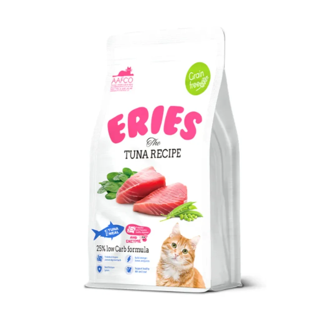 【伊瑞思ERIES】鮪魚配方 益生菌酵素無穀貓糧 1kg