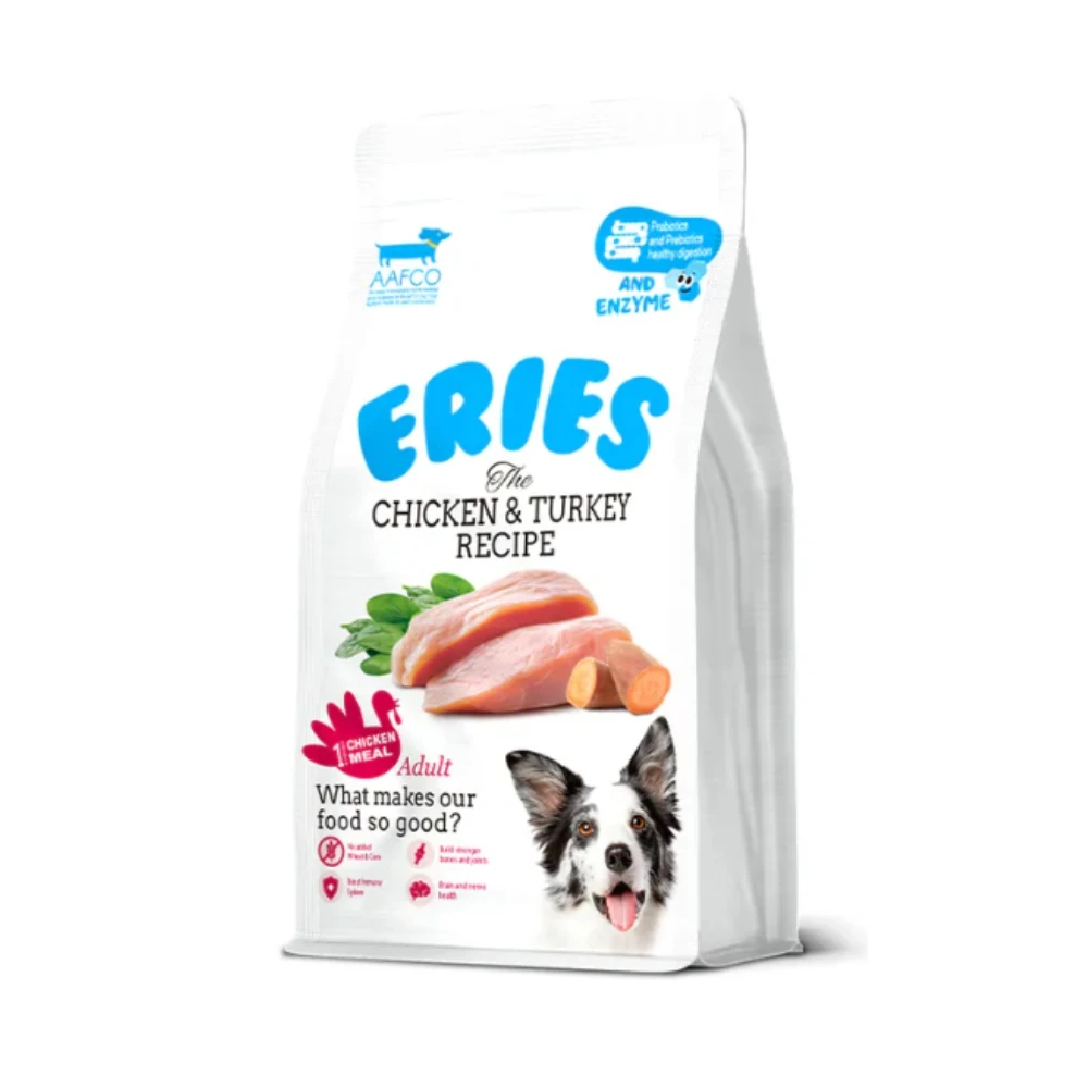 【Eries 伊瑞思】益生菌酵素成犬糧 (雞肉火雞肉配方)1kg