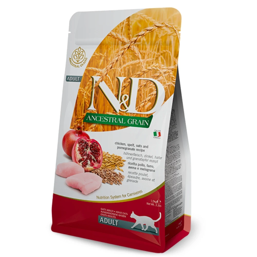 【法米納 Farmina】N&D貓飼料全系列 LC1【全齡貓】雞肉石榴